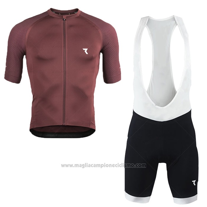 2020 Abbigliamento Ciclismo Ryzon Rosso Manica Corta e Salopette