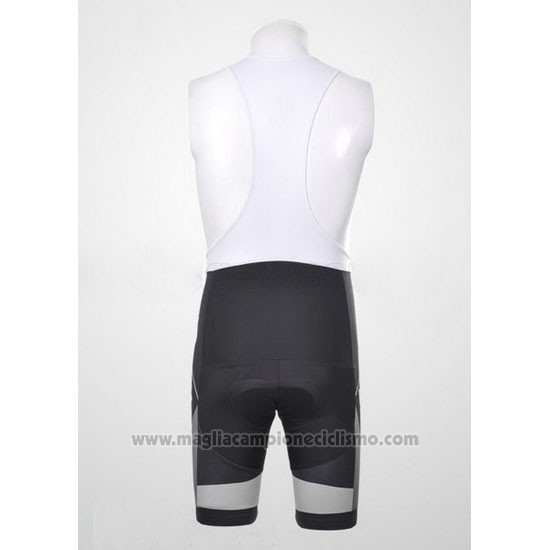2012 Abbigliamento Ciclismo Scott Bianco e Grigio Manica Corta e Salopette