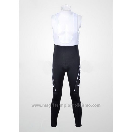 2012 Abbigliamento Ciclismo Scott Grigio e Giallo Manica Lunga e Salopette