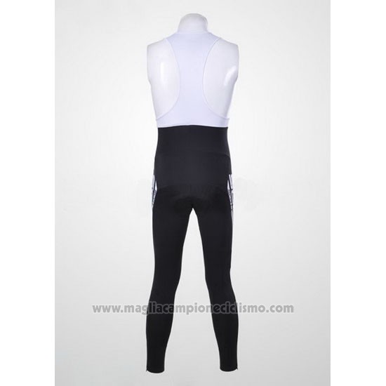2012 Abbigliamento Ciclismo Scott Grigio e Giallo Manica Lunga e Salopette