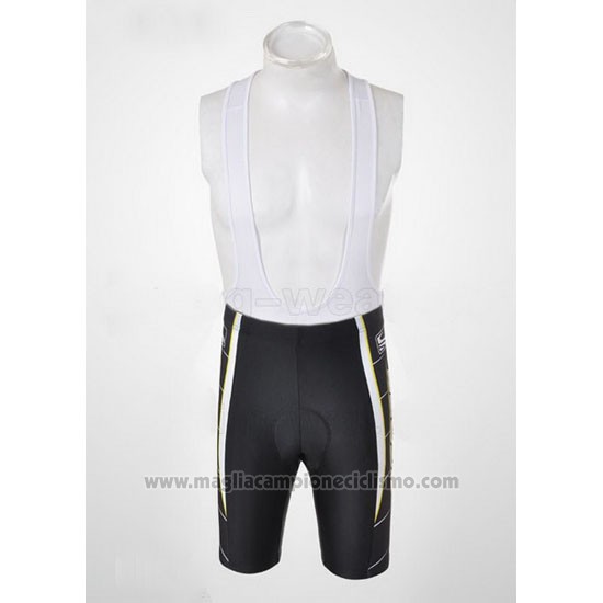 2012 Abbigliamento Ciclismo Scott Nero e Bianco Manica Corta e Salopette
