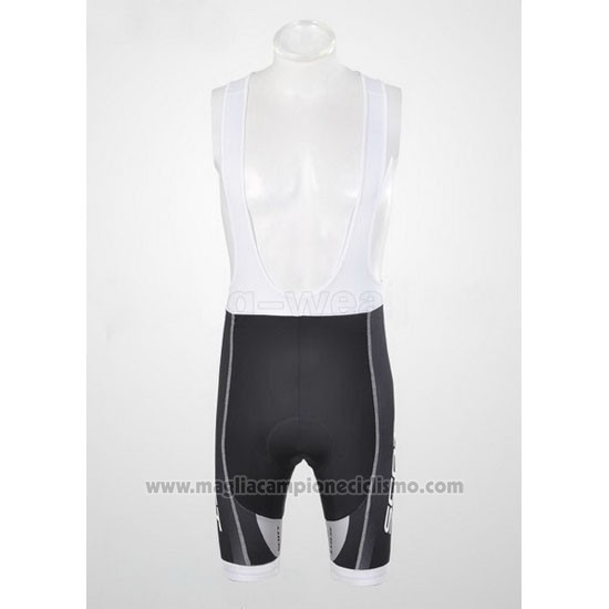2012 Abbigliamento Ciclismo Scott Nero e Grigio Manica Corta e Salopette