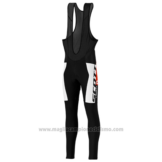2016 Abbigliamento Ciclismo Scott Arancione e Nero Manica Lunga e Salopette