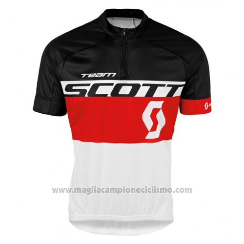 2016 Abbigliamento Ciclismo Scott Giallo e Bianco Manica Corta e Salopette