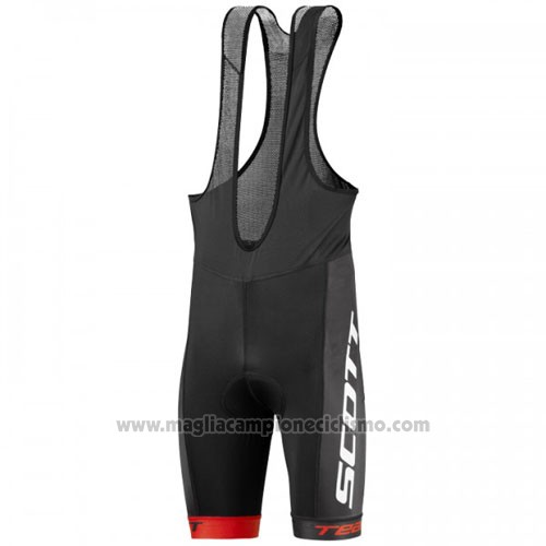 2016 Abbigliamento Ciclismo Scott Giallo e Bianco Manica Corta e Salopette