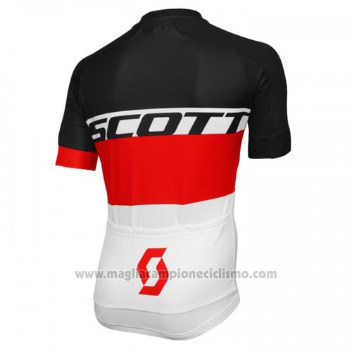 2016 Abbigliamento Ciclismo Scott Giallo e Bianco Manica Corta e Salopette