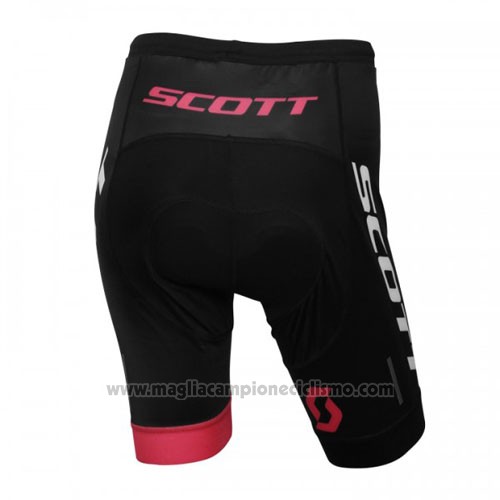 2016 Abbigliamento Ciclismo Scott Nero e Bianco Manica Corta e Salopette