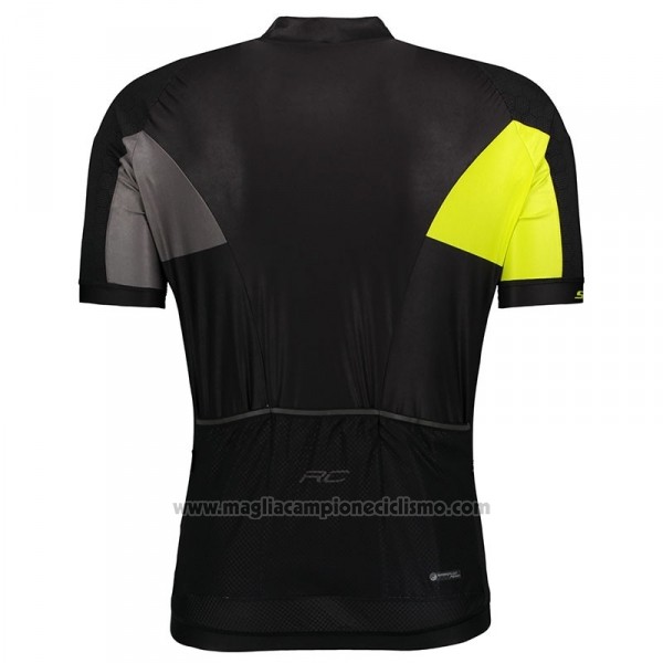 2018 Abbigliamento Ciclismo Castelli Grigio Giallo Nero Manica Corta e Salopette