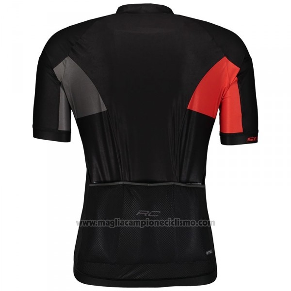 2018 Abbigliamento Ciclismo Castelli Grigio Rosso Nero Manica Corta e Salopette