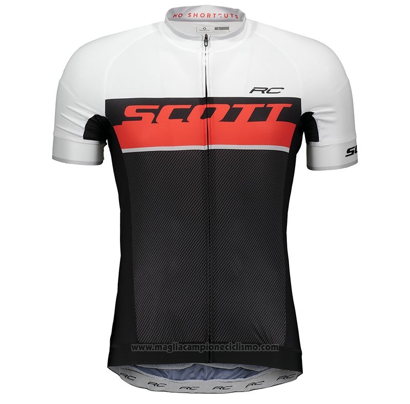2018 Abbigliamento Ciclismo Scott RC Arancione Manica Corta e Salopette