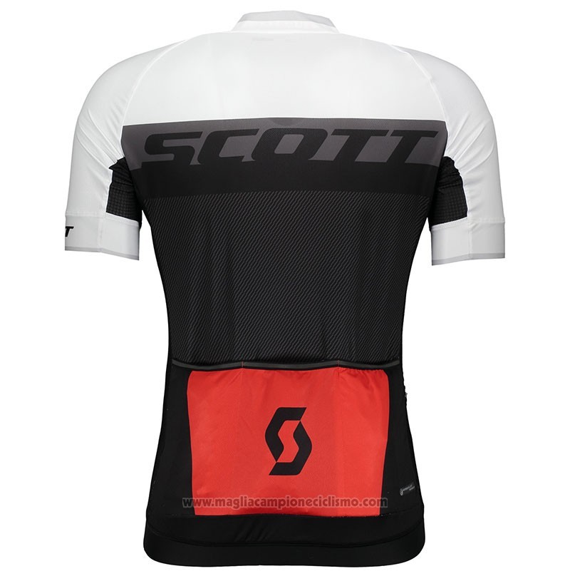 2018 Abbigliamento Ciclismo Scott RC Arancione Manica Corta e Salopette