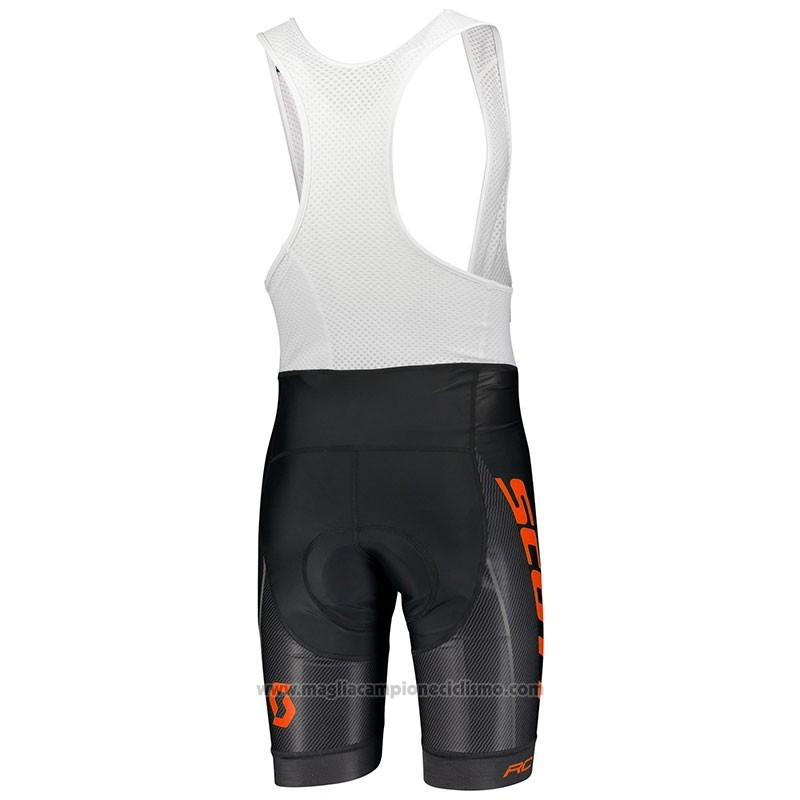 2018 Abbigliamento Ciclismo Scott RC Arancione Manica Corta e Salopette