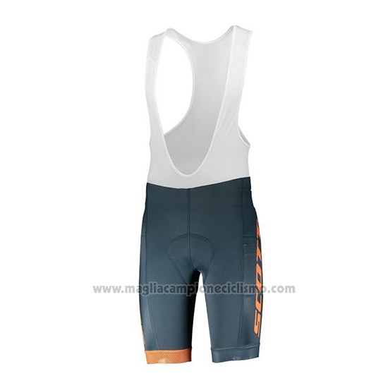2018 Abbigliamento Ciclismo Scott RC Nero Arancione Manica Corta e Salopette