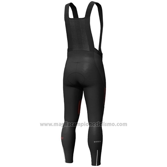 2019 Abbigliamento Ciclismo Scott RC FF Rosso Nero Manica Lunga e Salopette