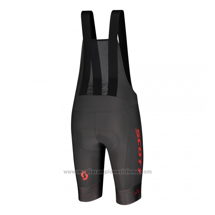 2021 Gilet Antivento Scott Rosso Manica Corta e Salopette