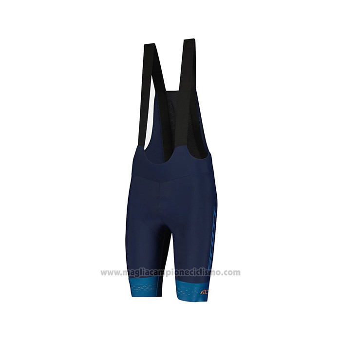 2022 Abbigliamento Ciclismo Scott Blu Giallo Manica Corta e Salopette