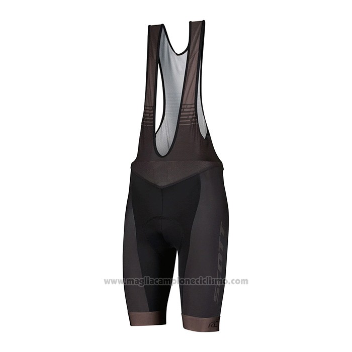2022 Abbigliamento Ciclismo Scott Blu Manica Corta e Salopette