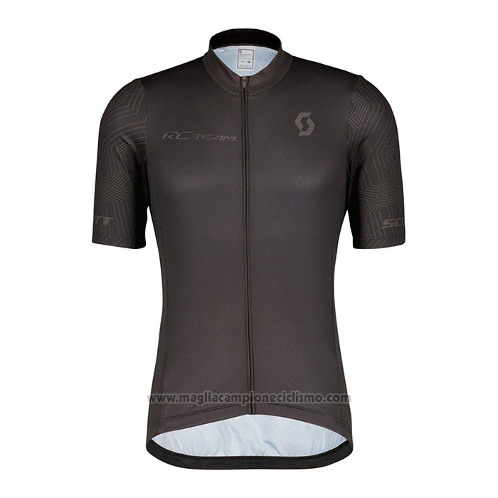 2022 Abbigliamento Ciclismo Scott Nero Manica Corta e Salopette