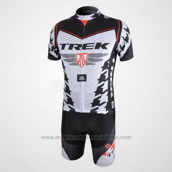 2010 Abbigliamento Ciclismo Shimano Bianco e Nero Manica Corta e Salopette