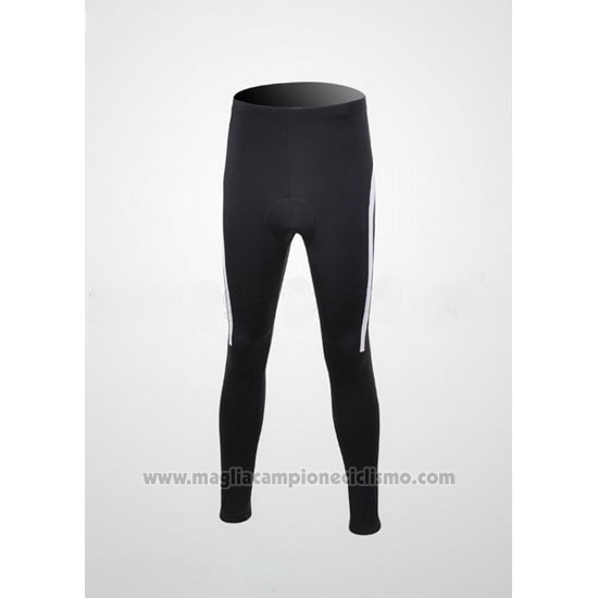 2010 Abbigliamento Ciclismo Shimano Bianco e Nero Manica Lunga e Salopette