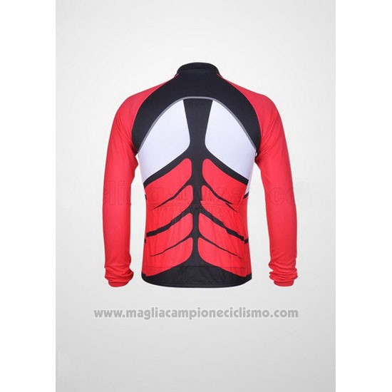 2011 Abbigliamento Ciclismo Shimano Bianco e Nero Manica Lunga e Salopette