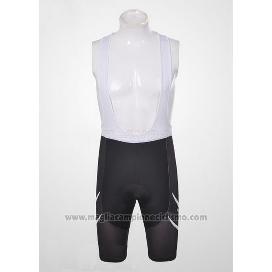 2012 Abbigliamento Ciclismo Shimano Nero e Arancione Manica Corta e Salopette