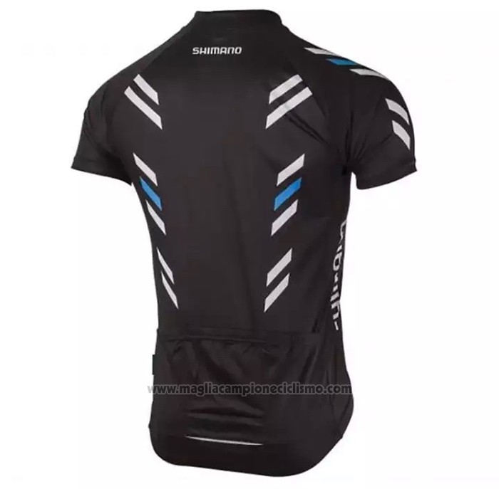 2021 Abbigliamento Ciclismo Shimano Nero Manica Corta e Salopette
