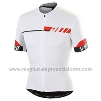 2015 Abbigliamento Ciclismo Specialized Bianco Manica Corta e Salopette