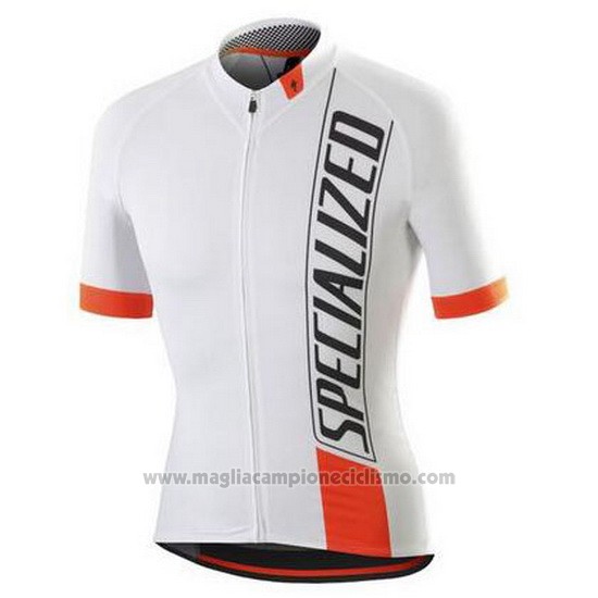 2015 Abbigliamento Ciclismo Specialized Rosso Bianco Manica Corta e Salopette