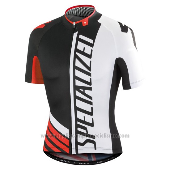 2016 Abbigliamento Ciclismo Specialized Chiaro Nero e Bianco Manica Corta e Salopette