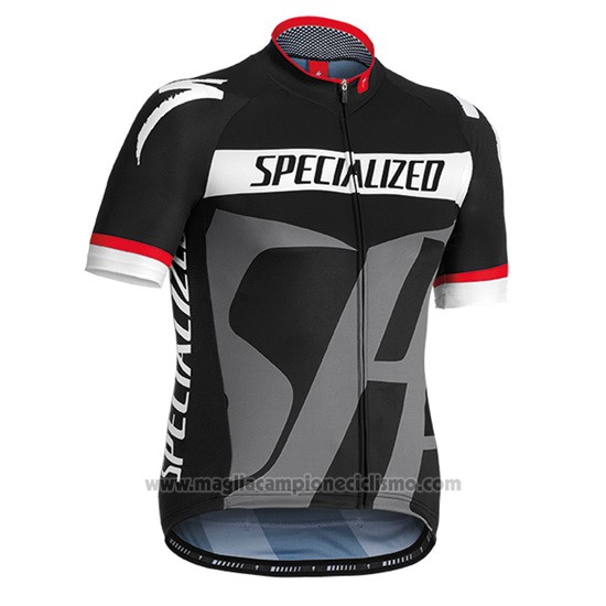 2016 Abbigliamento Ciclismo Specialized Grigio Manica Corta e Salopette