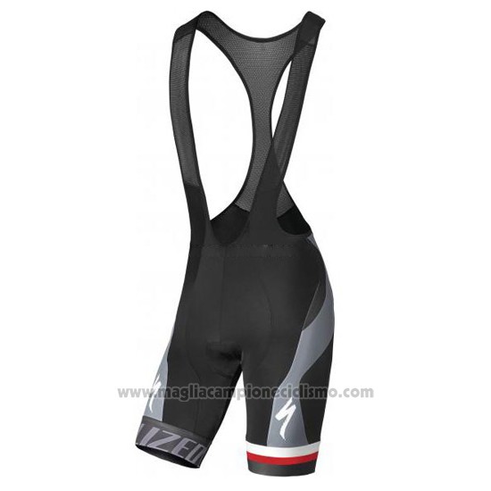 2016 Abbigliamento Ciclismo Specialized Grigio Manica Corta e Salopette