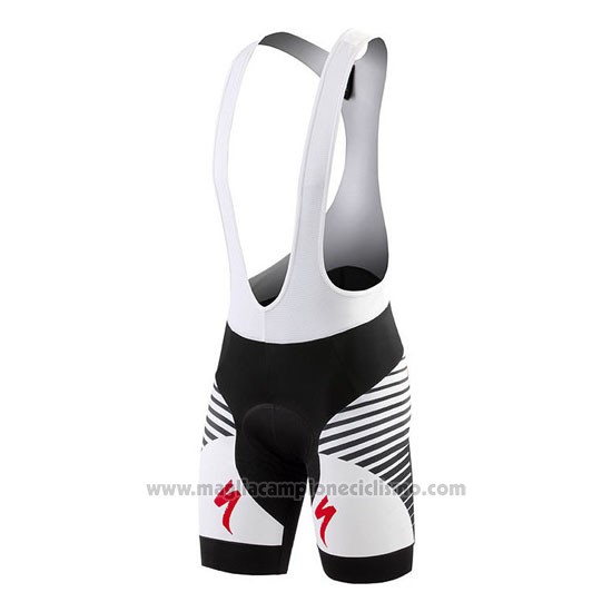 2016 Abbigliamento Ciclismo Specialized Grigio e Bianco Manica Corta e Salopette