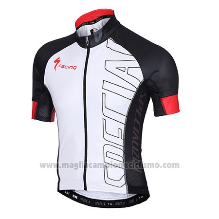 2016 Abbigliamento Ciclismo Specialized Nero e Bianco Manica Corta e Salopette
