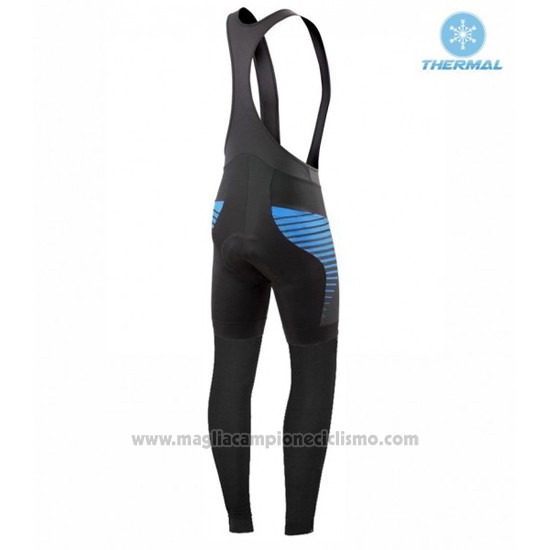 2016 Abbigliamento Ciclismo Specialized Nero e Blu Manica Lunga e Salopette