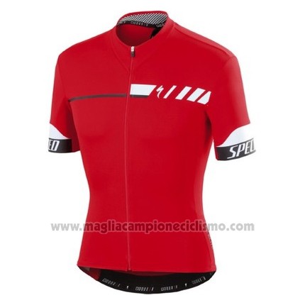 2016 Abbigliamento Ciclismo Specialized Scuro Rosso Manica Corta e Salopette