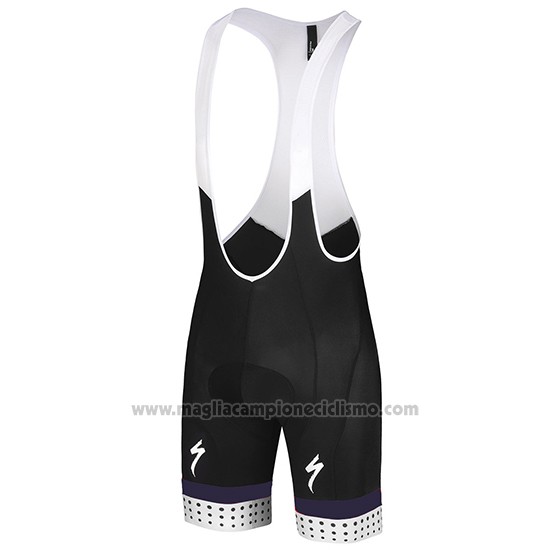 2018 Abbigliamento Ciclismo Specialized Bianco Rosso Viola Manica Corta e Salopette