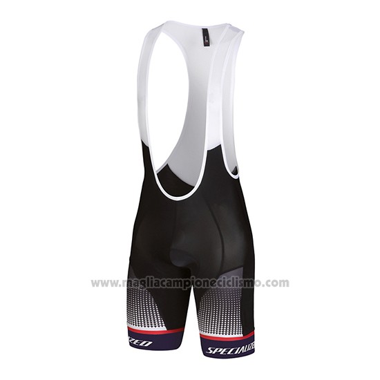 2018 Abbigliamento Ciclismo Specialized Bianco Viola Manica Corta e Salopette