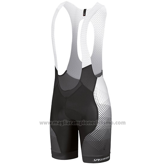 2018 Abbigliamento Ciclismo Specialized Nero Grigio Rosa Manica Corta e Salopette
