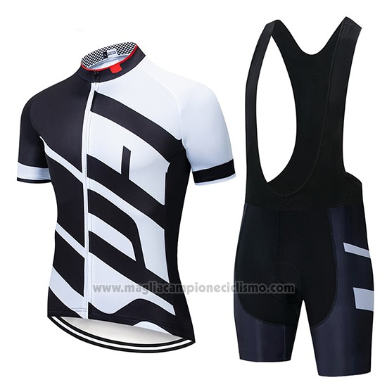 2019 Abbigliamento Ciclismo Specialized Bianco Nero Manica Corta e Salopette
