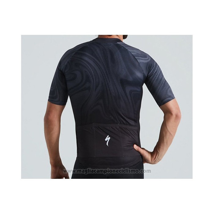 2021 Abbigliamento Ciclismo Specialized Nero Blu Manica Corta e Salopette