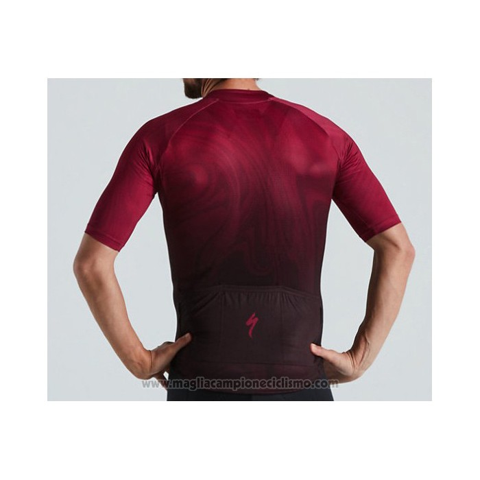 2021 Abbigliamento Ciclismo Specialized Nero Rosso Manica Corta e Salopette