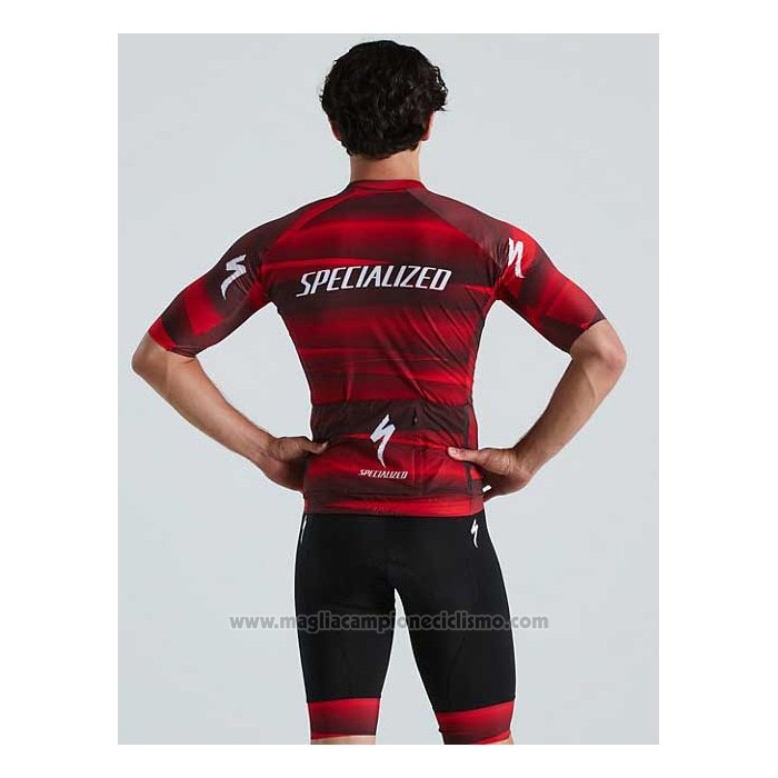 2021 Abbigliamento Ciclismo Specialized Rosso Manica Corta e Salopette