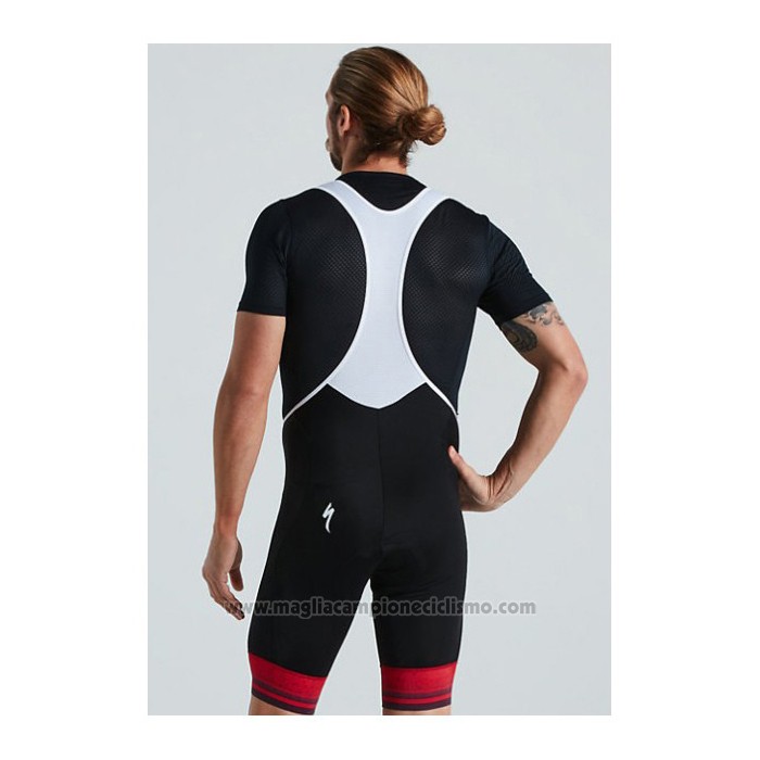2021 Abbigliamento Ciclismo Specialized Scuro Rosso Manica Corta e Salopette