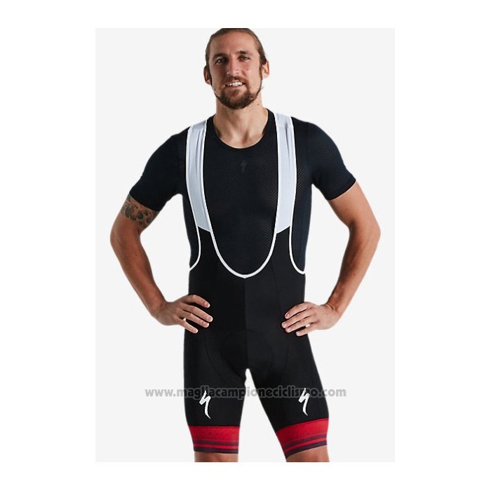 2021 Abbigliamento Ciclismo Specialized Scuro Rosso Manica Corta e Salopette