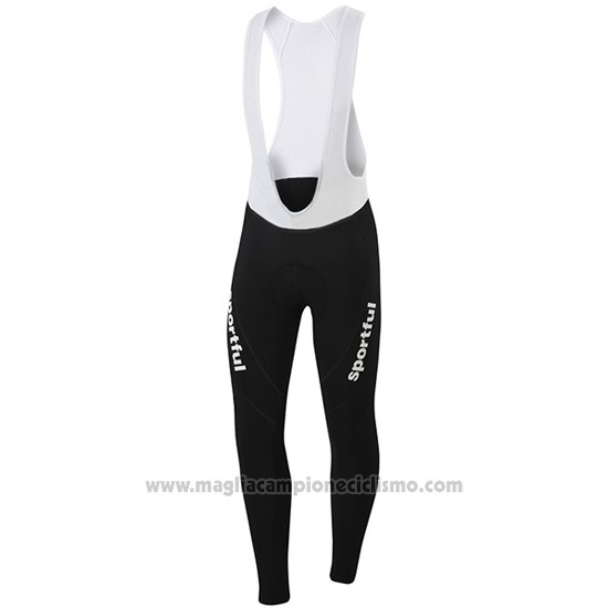 2016 Abbigliamento Ciclismo Sportful Bianco Manica Lunga e Salopette