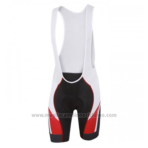 2016 Abbigliamento Ciclismo Sportful Bianco e Nero Manica Corta e Salopette
