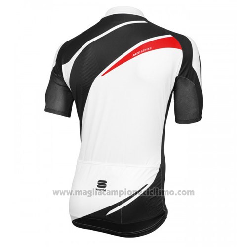 2016 Abbigliamento Ciclismo Sportful Bianco e Nero Manica Corta e Salopette