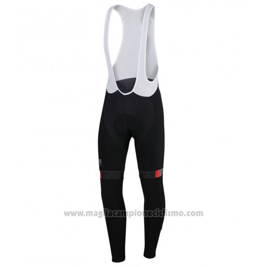 2016 Abbigliamento Ciclismo Sportful Bianco e Rosso Manica Lunga e Salopette