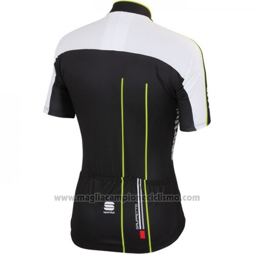 2016 Abbigliamento Ciclismo Sportful Nero Verde Manica Corta e Salopette